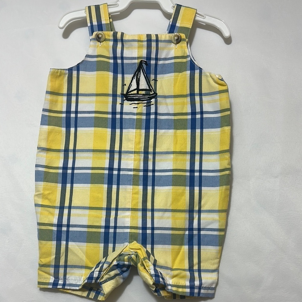 Colorful Plaid Baby Romper